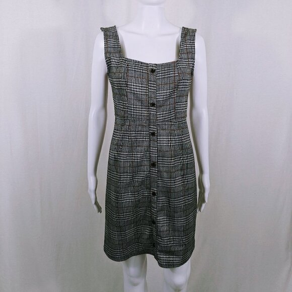 Maurices Stretchy Plaid Jumper Dress Size Small - Picture 1 of 5